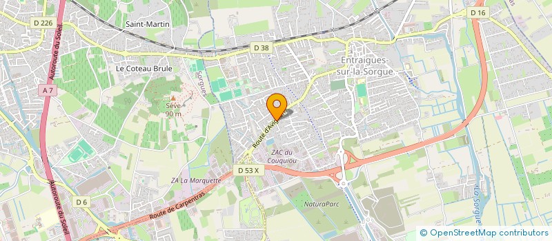 localisation de l'entreprise LOOMIVERSES  ENTRAIGUES-SUR-LA-SORGUE