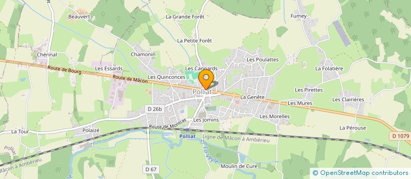 localisation de l'entreprise LOONA à POLLIAT