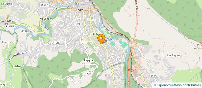 localisation de l'entreprise LOONA à FOIX