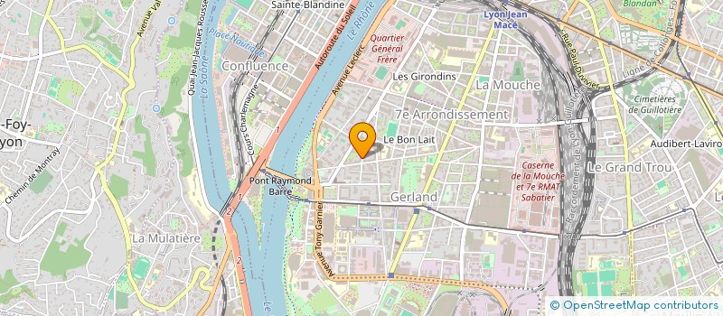 localisation de l'entreprise LOONG HAN KING FU  LYON