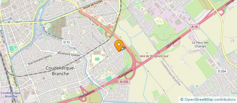 localisation de l'entreprise LOONIS CGNS  COUDEKERQUE-BRANCHE