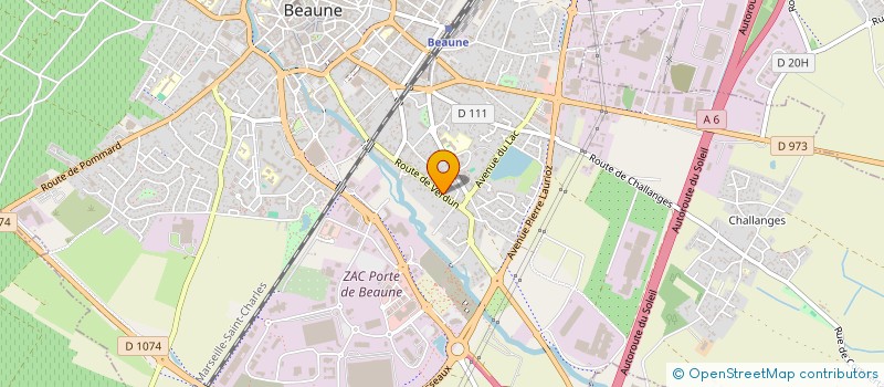 localisation de l'entreprise LOONIX à RUFFEY-LES-BEAUNE