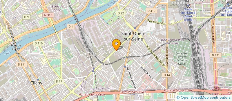 localisation de l'entreprise LOONS INTERNATIONAL à SAINT-OUEN-SUR-SEINE