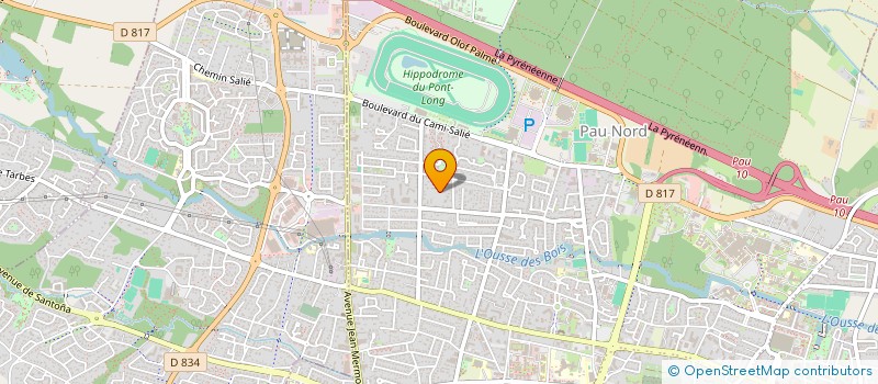 localisation de l'entreprise LOOOK à PAU