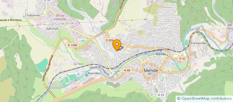 localisation de l'entreprise LOOP LABS  MENDE