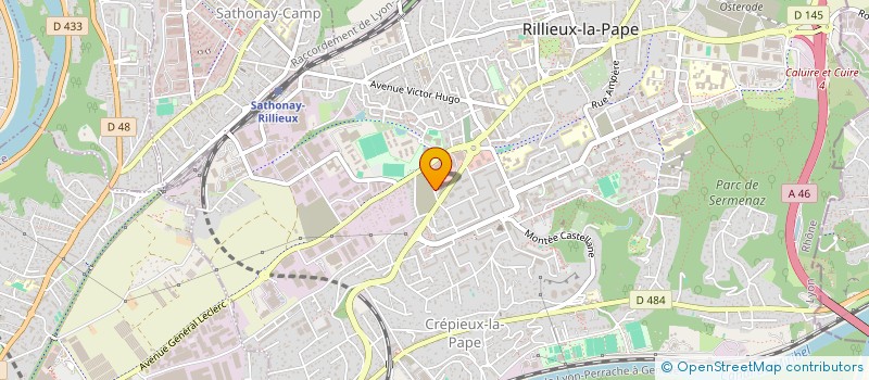 localisation de l'entreprise LOOPICOM à RILLIEUX LA PAPE