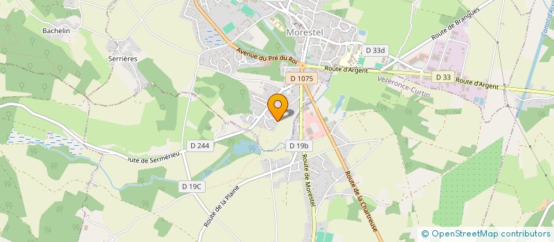 localisation de l'entreprise LOOPING INVESTISSEMENT  MORESTEL