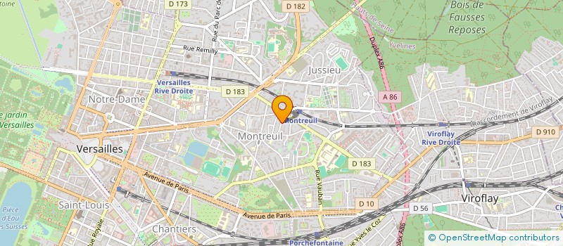 localisation de l'entreprise LOOPING PRODUCTIONS à VERSAILLES
