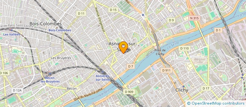 localisation de l'entreprise LOOPLICITY à ASNIERES-SUR-SEINE