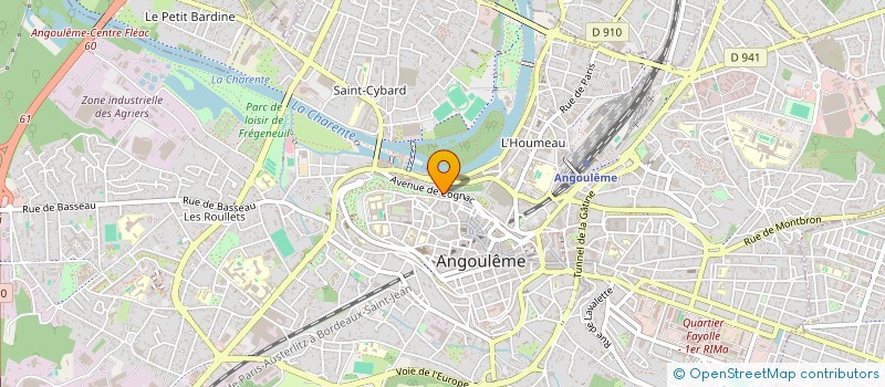 localisation de l'entreprise LOOPS CREATIVE STUDIO à ANGOULEME