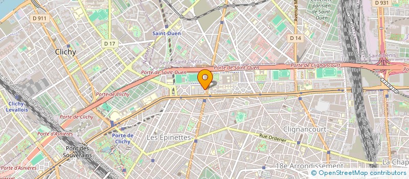 localisation de l'entreprise LOOPTICA 17  PARIS