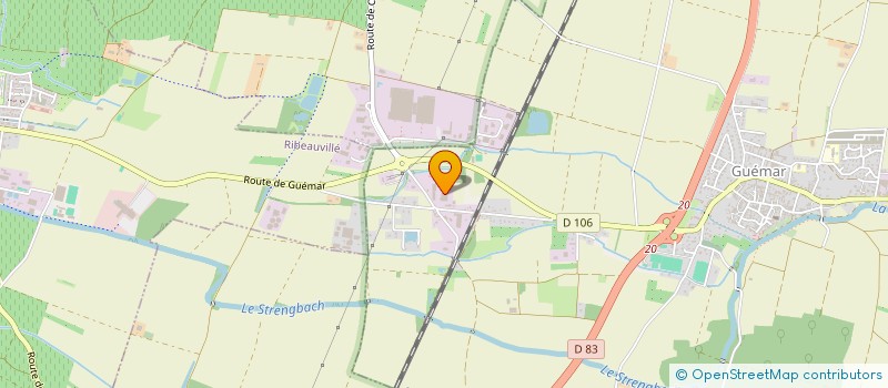 localisation de l'entreprise LOOS CONSTRUCTION BOIS  GUEMAR