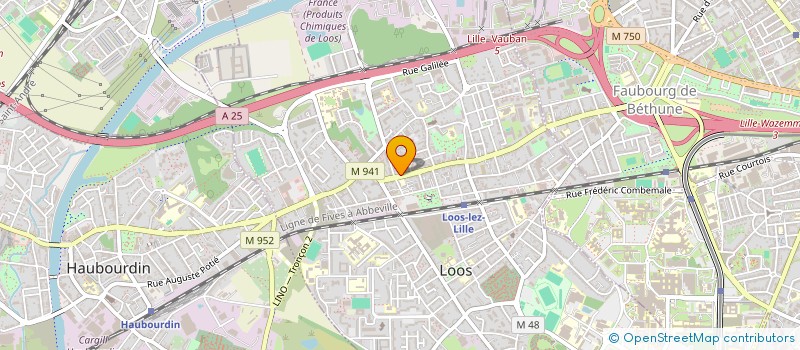 localisation de l'entreprise LOOS MARECHAL FOCH  LOOS