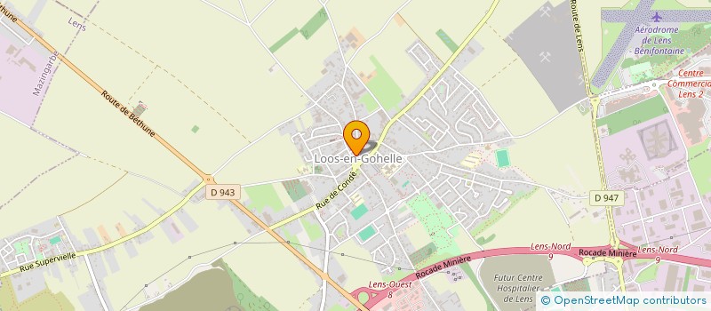 localisation de l'entreprise LOOS TV à LOOS-EN-GOHELLE