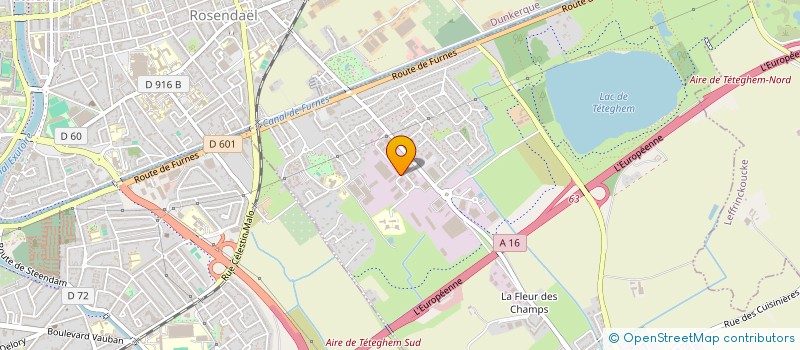 localisation de l'entreprise LOOSE FREDERIC FINANCES  TETEGHEM-COUDEKERQUE-VILLAGE