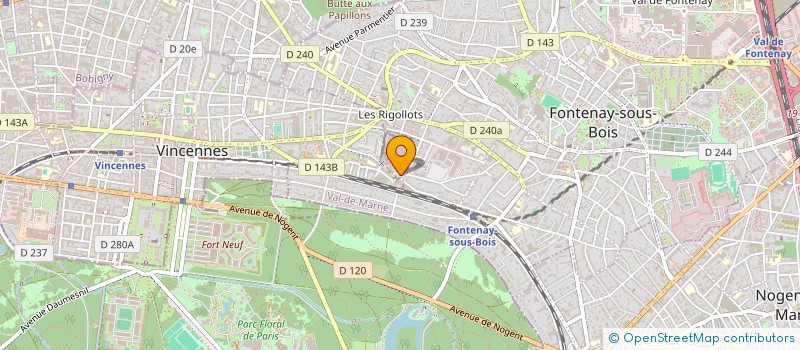 localisation de l'entreprise LOOVACORP à VINCENNES