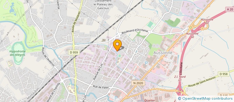 localisation de l'entreprise LOPA  MONTAUBAN