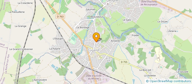 localisation de l'entreprise LOPASOVI  CUGAND