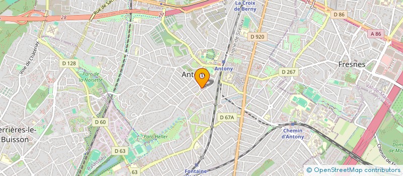 localisation de l'entreprise LOPCHOL à ANTONY