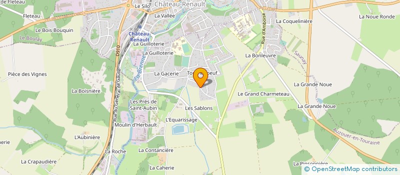 localisation de l'entreprise LOPCIANE  AUZOUER-EN-TOURAINE