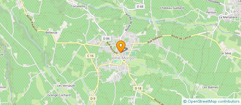 localisation de l'entreprise LOPES à CHALAMONT