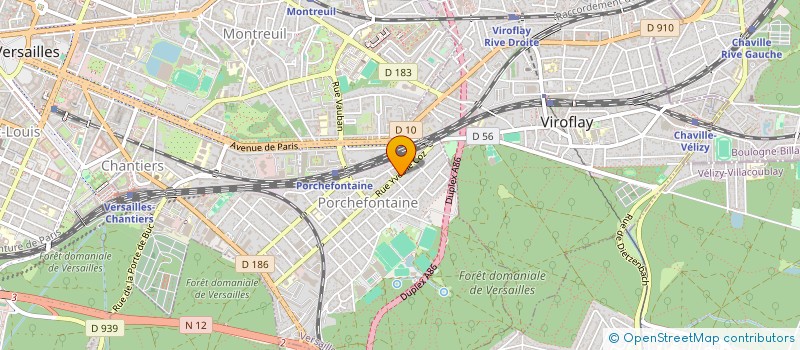 localisation de l'entreprise LOPES à VERSAILLES