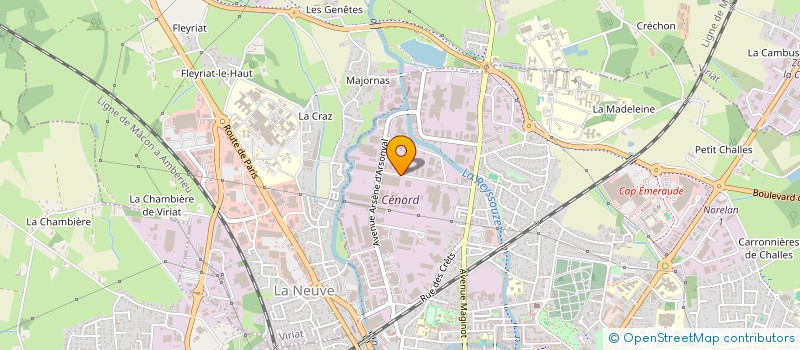 localisation de l'entreprise LOPES à BOURG-EN-BRESSE