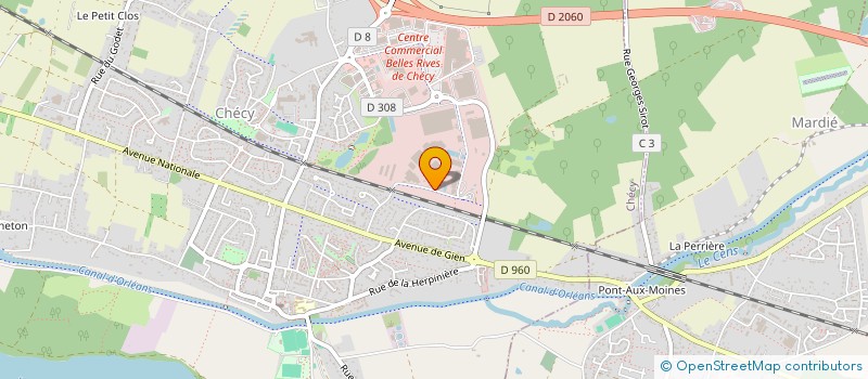 localisation de l'entreprise LOPES AUTO à CHECY