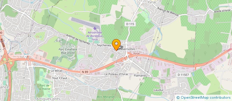 localisation de l'entreprise LOPES BARROSO à YVRAC