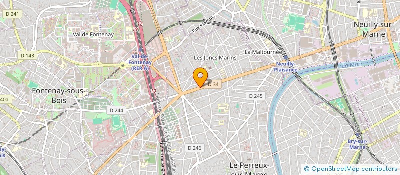localisation de l'entreprise LOPES & FAMILIA à LE PERREUX-SUR-MARNE