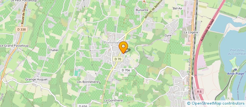 localisation de l'entreprise LOPES & FILS  POMMIERS