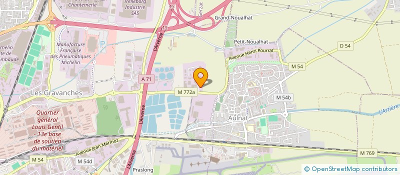 localisation de l'entreprise LOPES FINANCES  CLERMONT-FERRAND