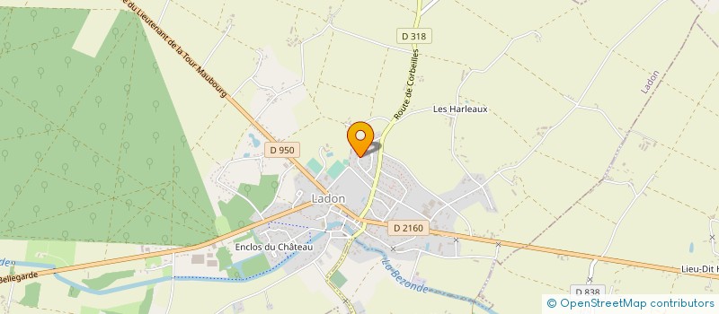 localisation de l'entreprise LOPES FORTES  LADON