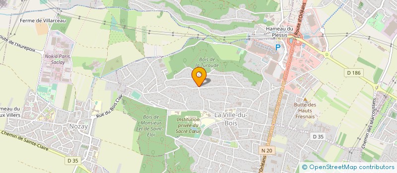 localisation de l'entreprise LOPES FRERES RENOVATION à LA VILLE-DU-BOIS