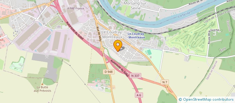 localisation de l'entreprise LOPES HABITAT & RENOVATION  LE COUDRAY-MONTCEAUX