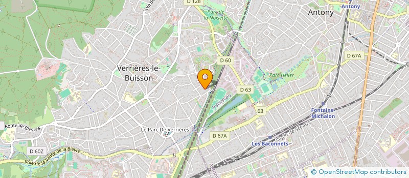 localisation de l'entreprise LOPES IMMO THIAIS à VERRIERES-LE-BUISSON