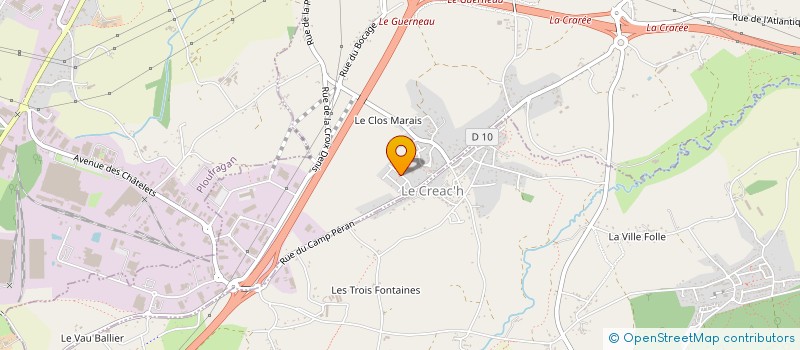 localisation de l'entreprise LOPES LOUREIRO à TREGUEUX