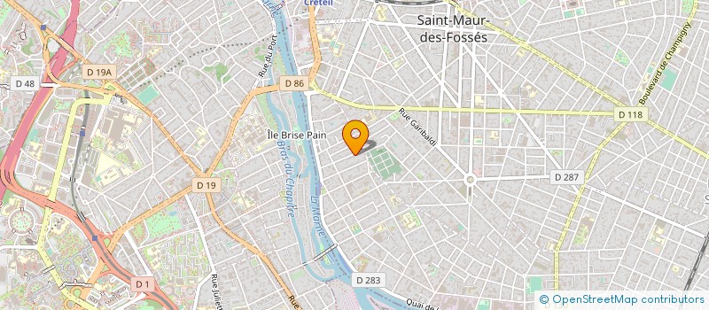 localisation de l'entreprise LOPES NETTOYAGE à SAINT-MAUR-DES-FOSSES