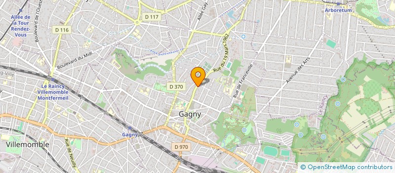 localisation de l'entreprise LOPES OUREM à GAGNY
