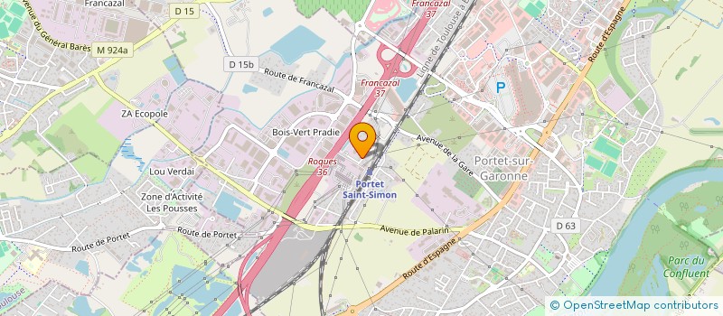 localisation de l'entreprise LOPES PAULO  PORTET-SUR-GARONNE