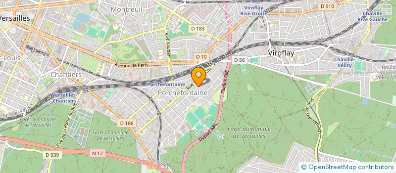 localisation de l'entreprise LOPES RENOVATION à VERSAILLES