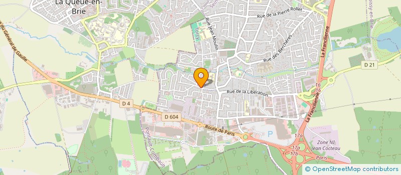 localisation de l'entreprise LOPES SOARES SEL à PONTAULT-COMBAULT