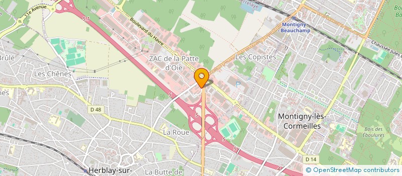 localisation de l'entreprise LOPES SOUSA ET FILS  HERBLAY-SUR-SEINE