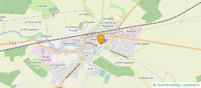 localisation de l'entreprise LOPEZ  VENDEUVRE-SUR-BARSE