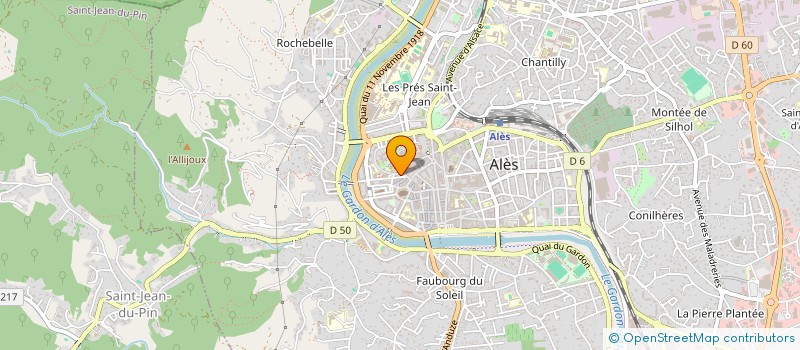localisation de l'entreprise LOPEZ à ALES