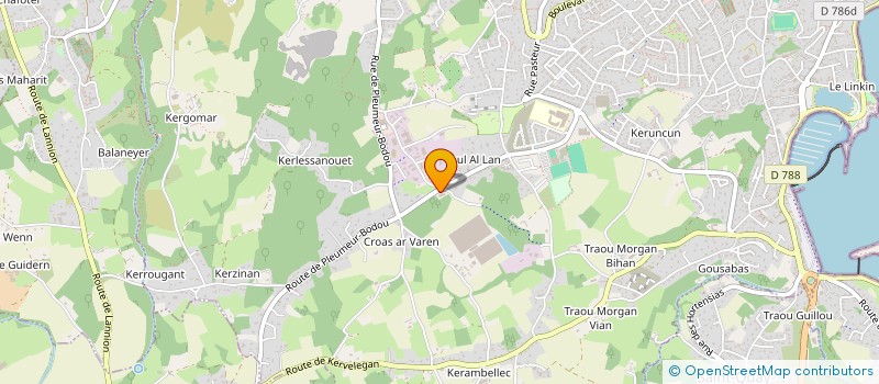 localisation de l'entreprise LOPEZ AUTOMOBILE à PERROS-GUIREC