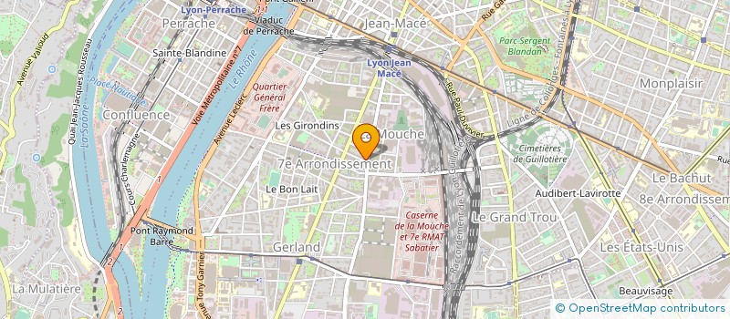 localisation de l'entreprise LOPEZ CARRELAGE DENIS  LYON