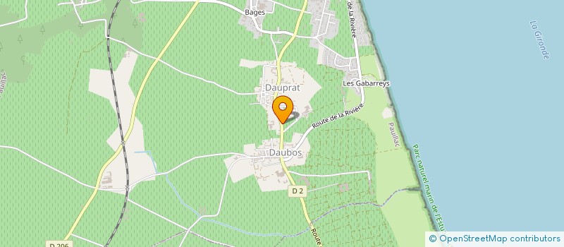 localisation de l'entreprise LOPEZ CLEMENT à PAUILLAC