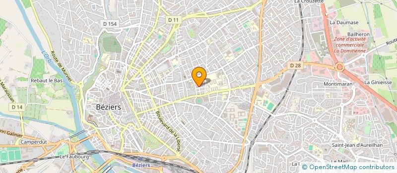 localisation de l'entreprise LOPEZ ERNEST à BEZIERS