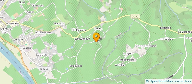 localisation de l'entreprise LOPEZ ET FILS  LOUPIAC